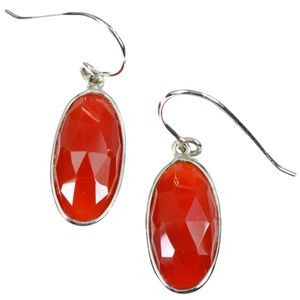 Carnelian Dangler Earrings